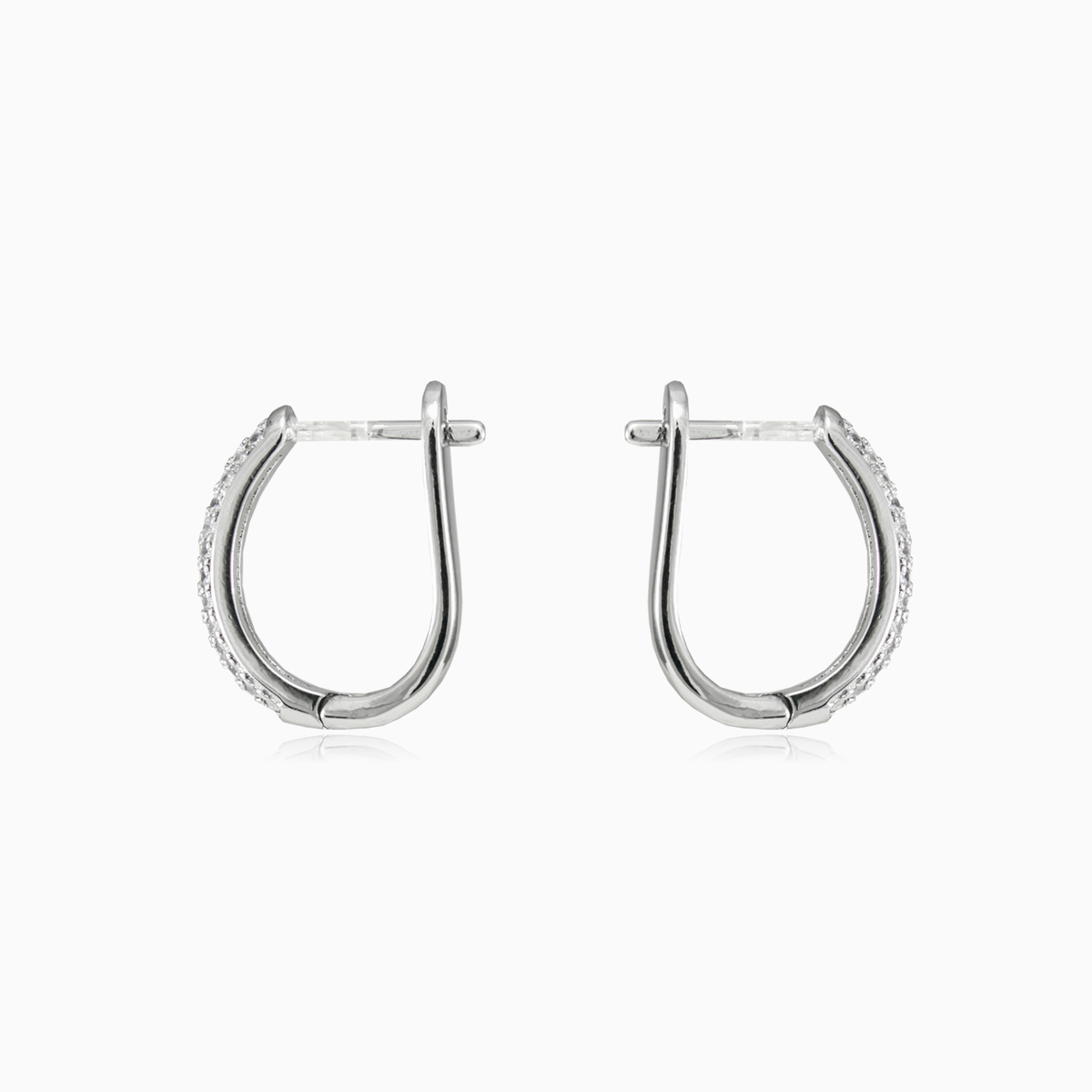 Two crystal lines earrings woman Earrings Shine bright N.2