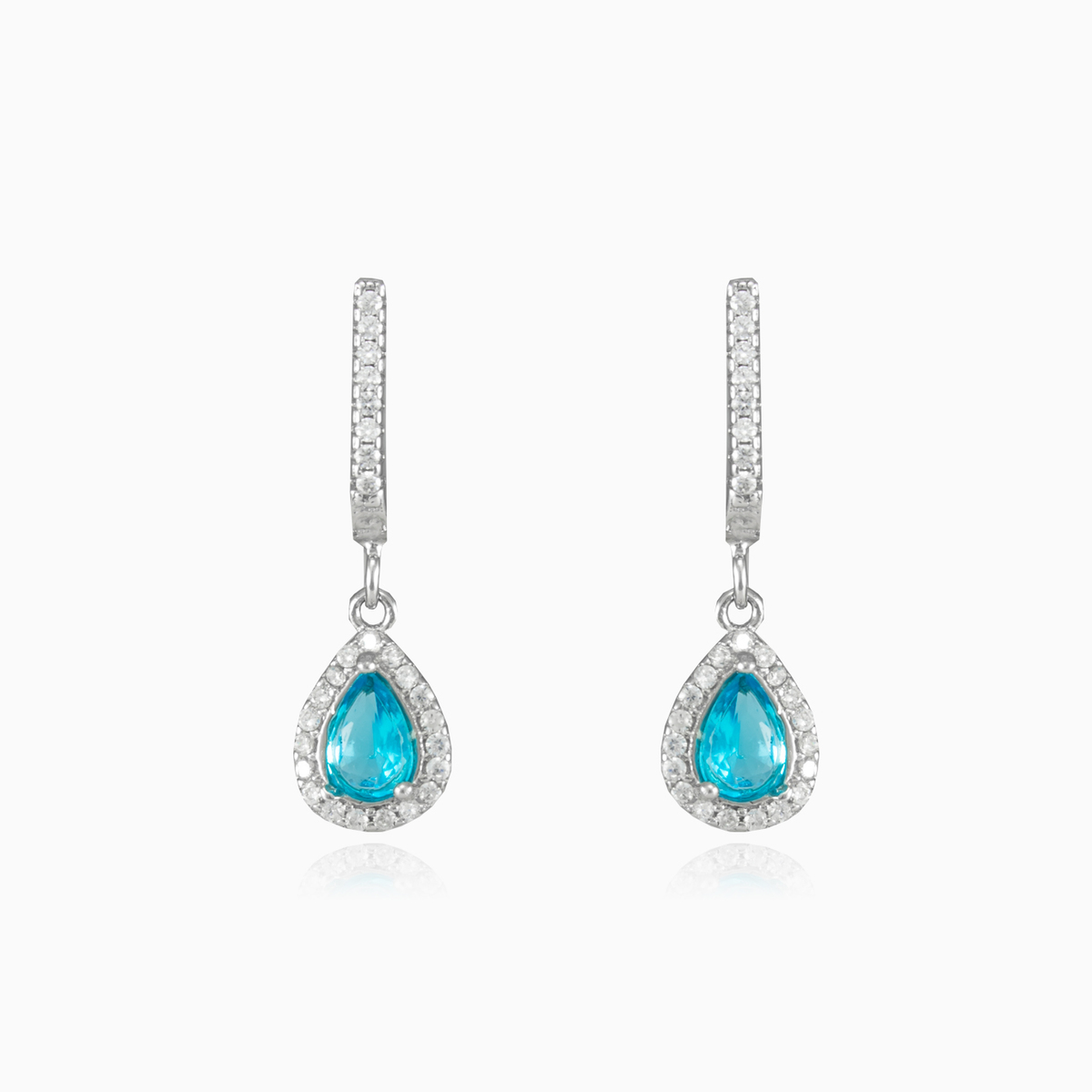 Topaz drop earrings woman Earrings Halo N.1