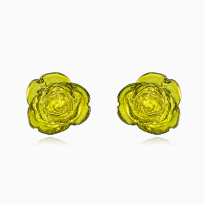 Moldavite rose earrings woman Earrings Colorino