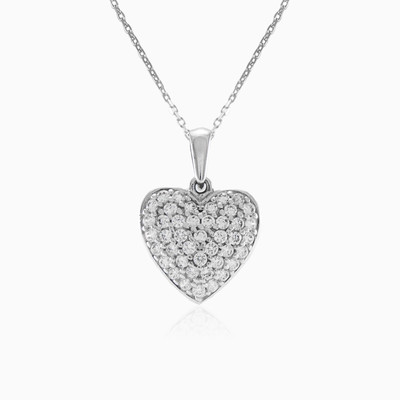 Sparkle heart woman Pendants Lovely