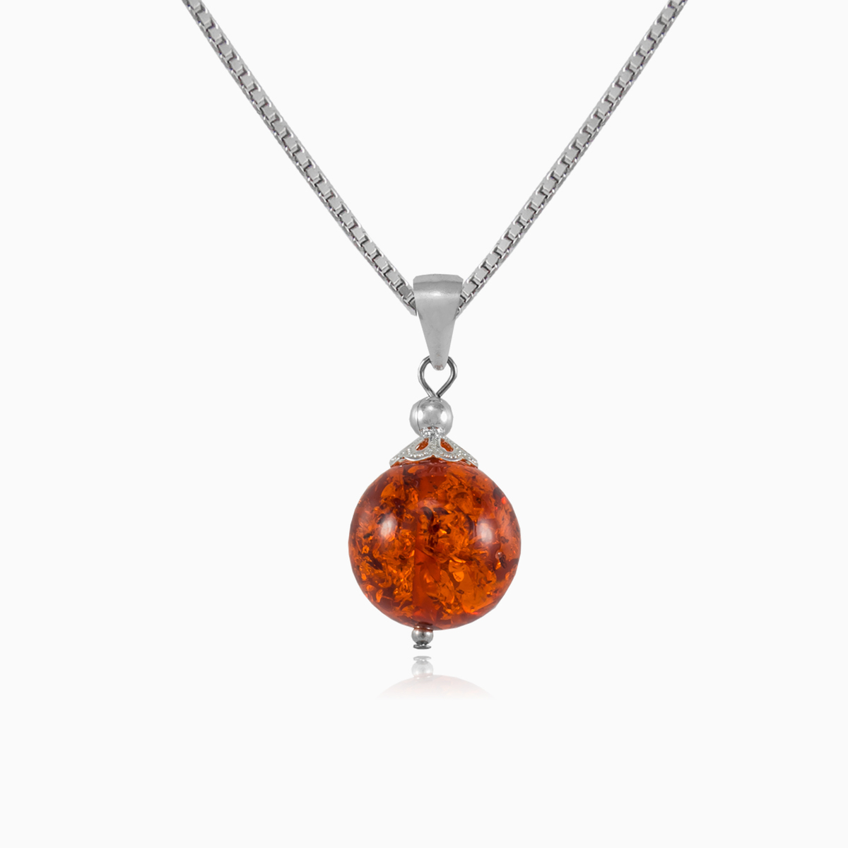 Amber ball pendant woman Pendants Colorino N.1