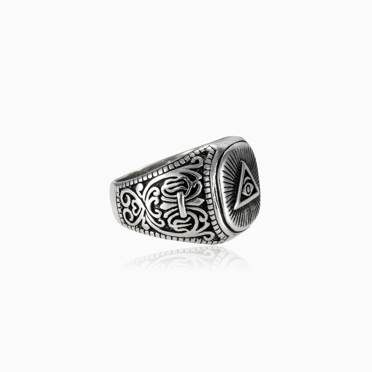 Eye of providence ring man Rings Simbólico N.2