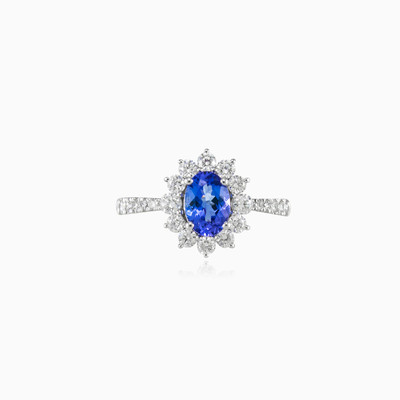 Royal tanzanite ring woman Engagement rings Brillantino