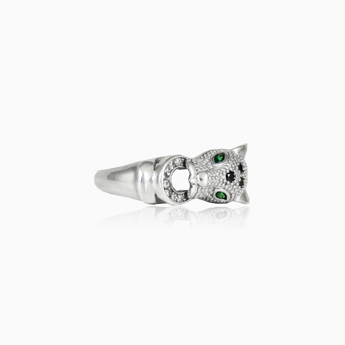 Tigre de ojos verdes mujer Anillos Animale N.1