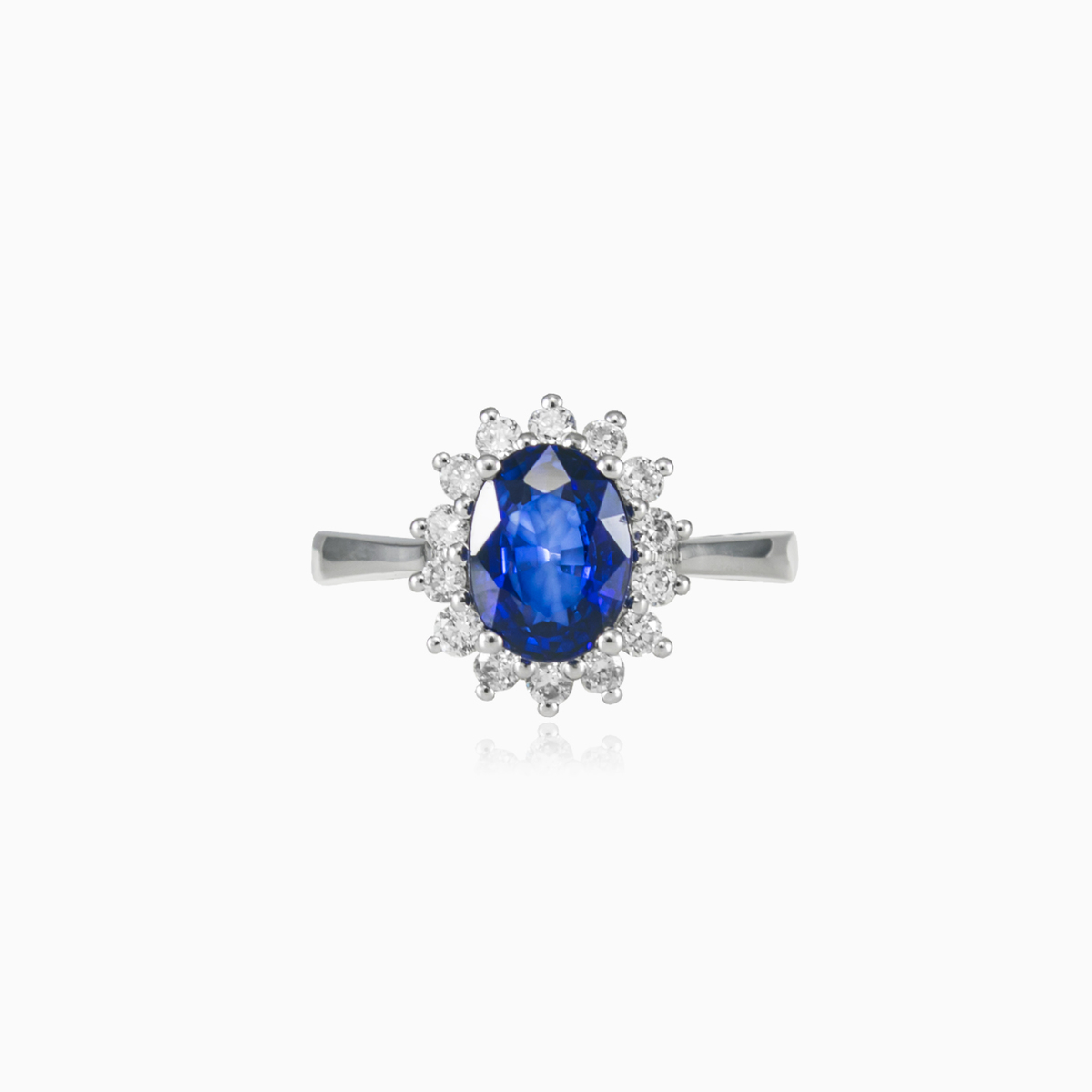 Königlicher Saphirgold-Ring Frauen Ringe Brillantino N.1