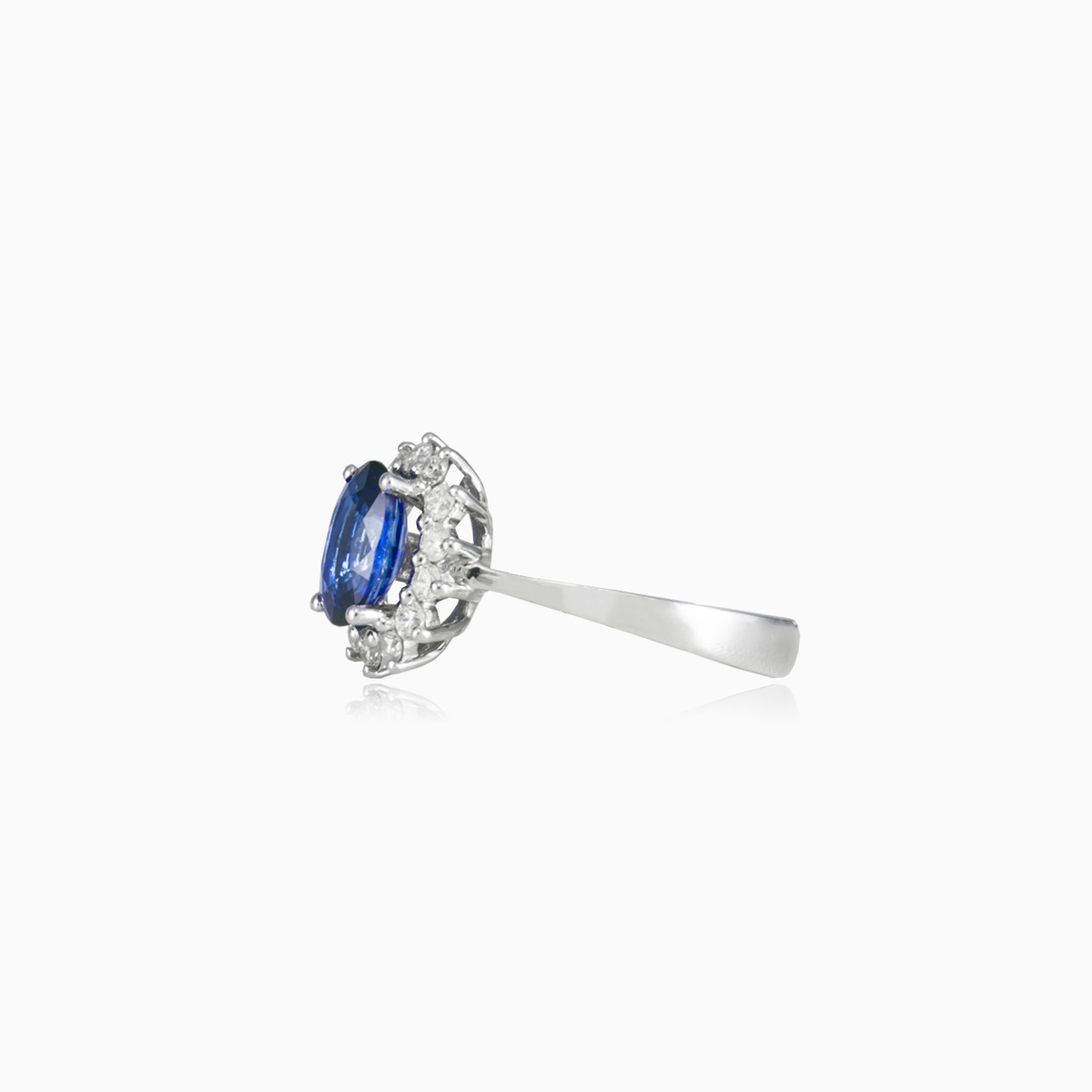 Königlicher Saphirgold-Ring Frauen Ringe Brillantino N.2