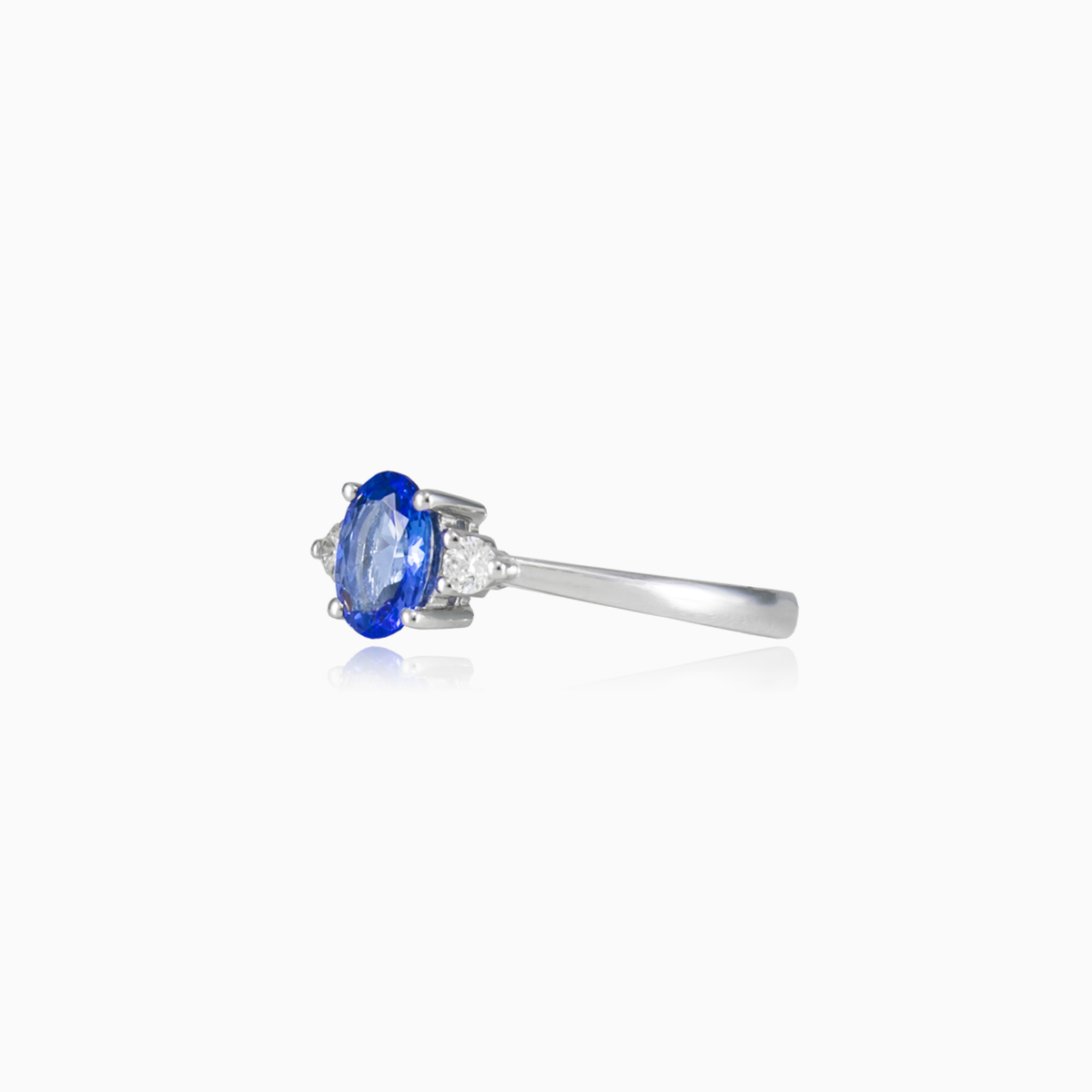 Bague de fiançailles en tanzanite femme Bagues de fiançailles Brillantino N.2