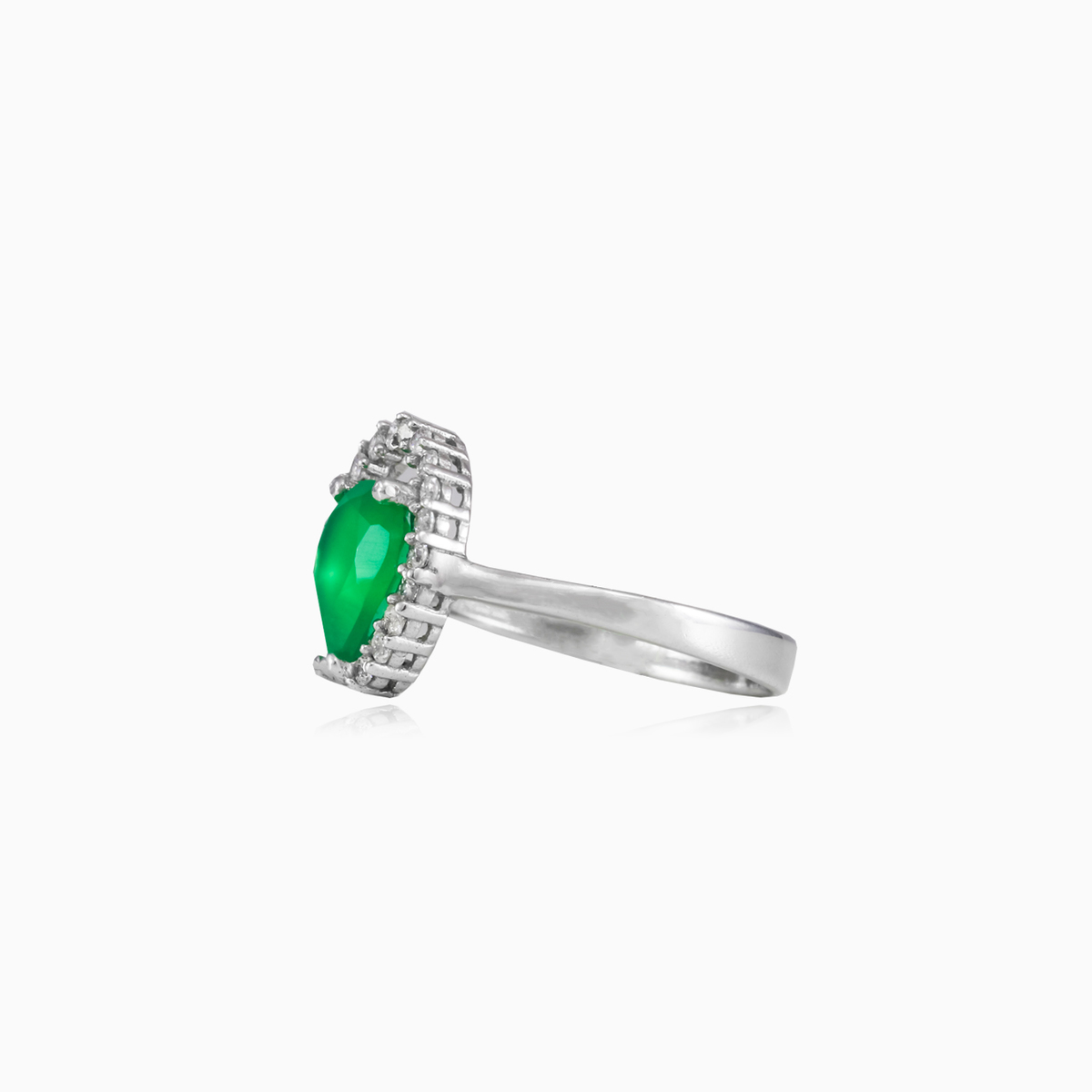 Wellenförmiger Jade-Kristall-Ring Frauen Ringe Colorino N.2