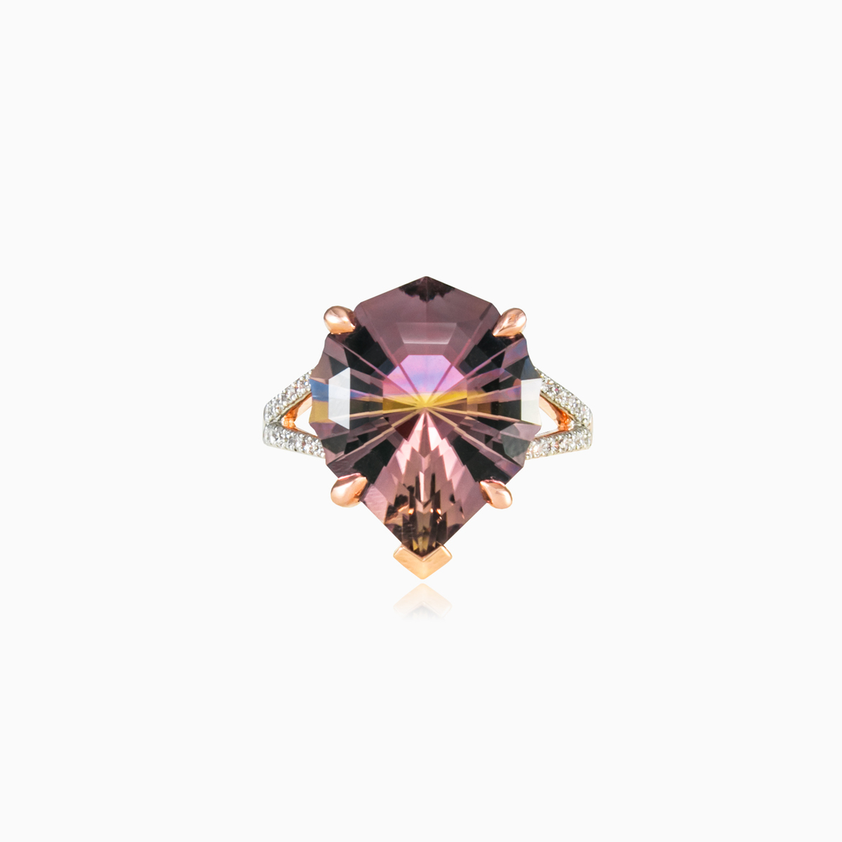 Ametrine ring woman Engagement rings Brillantino N.1