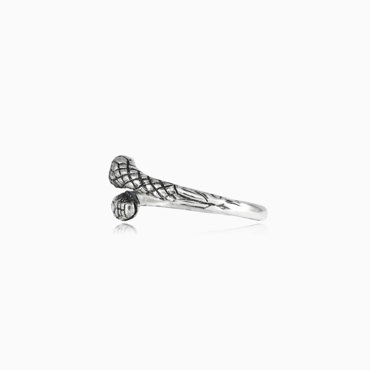 Two headed snake ring unisex Rings Animale N.2