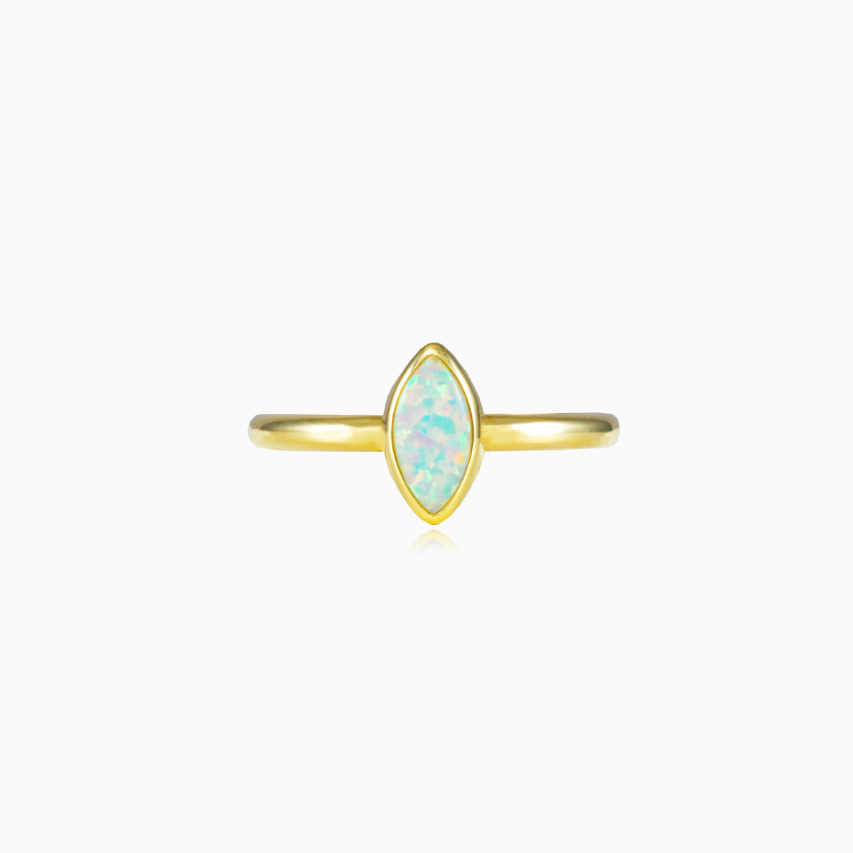 Anillo de ópalo blanco marquesa	 mujer Anillos Tinge N.1