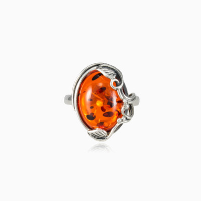 Protected amber ring woman Rings Colorino