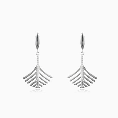 Fish bone earrings woman Earrings Shine bright