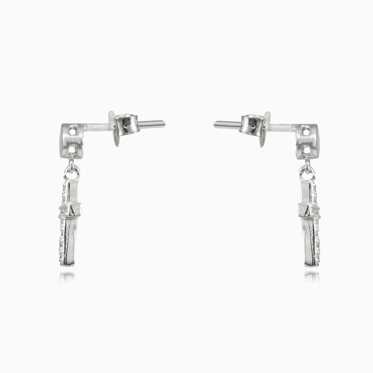 Dangling cross earrings unisex Earrings Santa Croce N.2