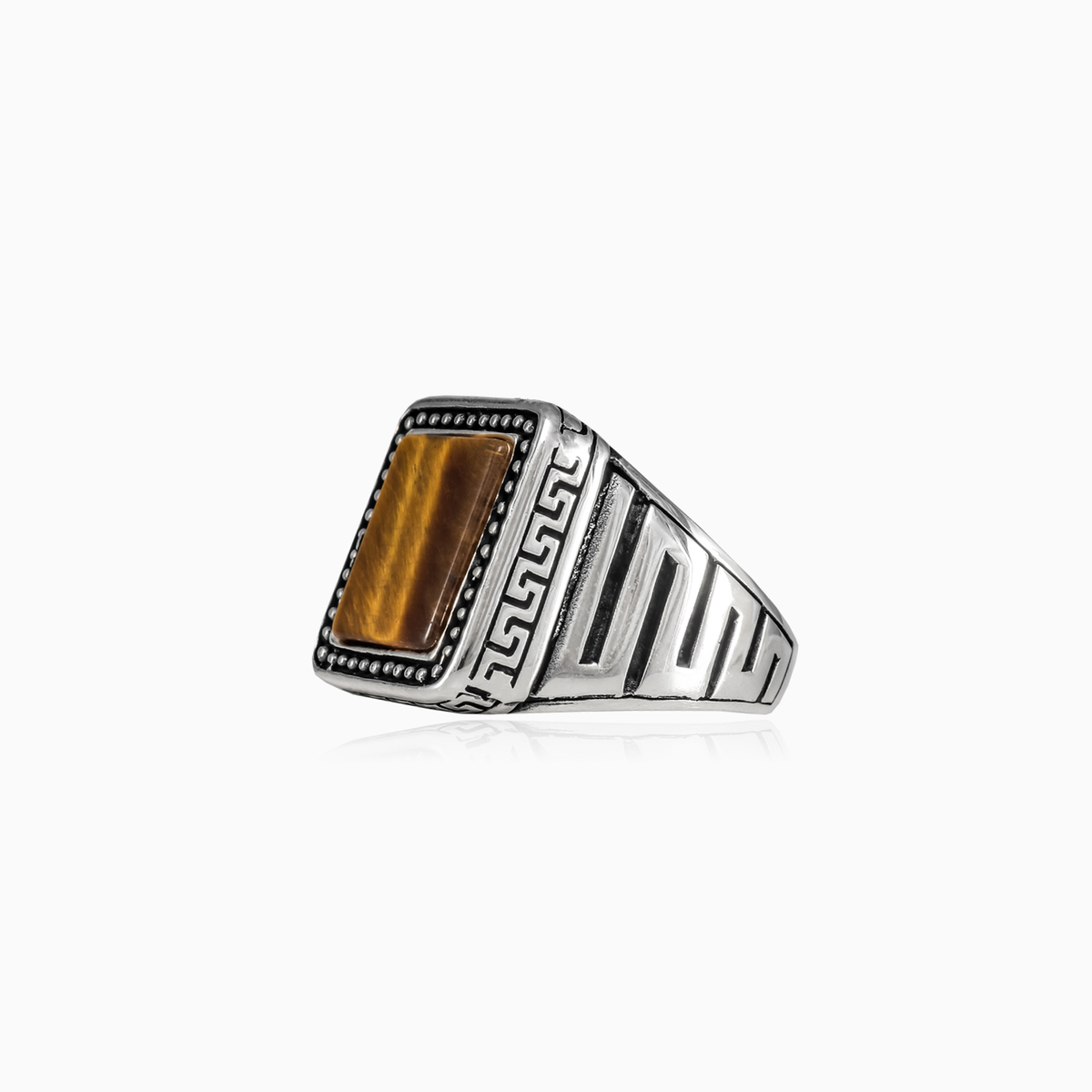 Tigeraugenring Männer Ringe Hellas N.2