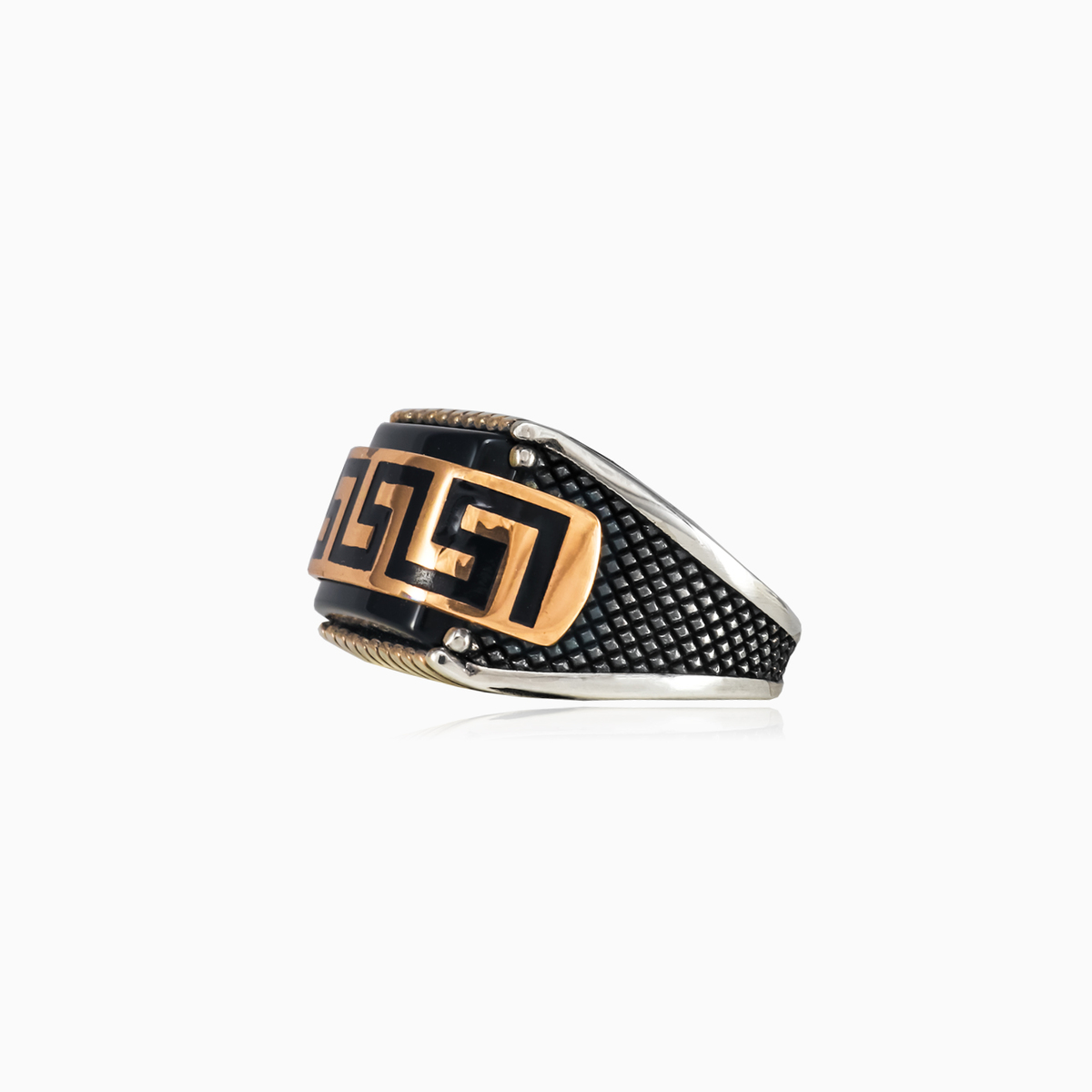 Hellas onyx ring man Rings Hellas N.2