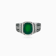 Oval jade hellas ring man Rings Hellas