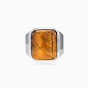Tiger eye ring man Rings High polished