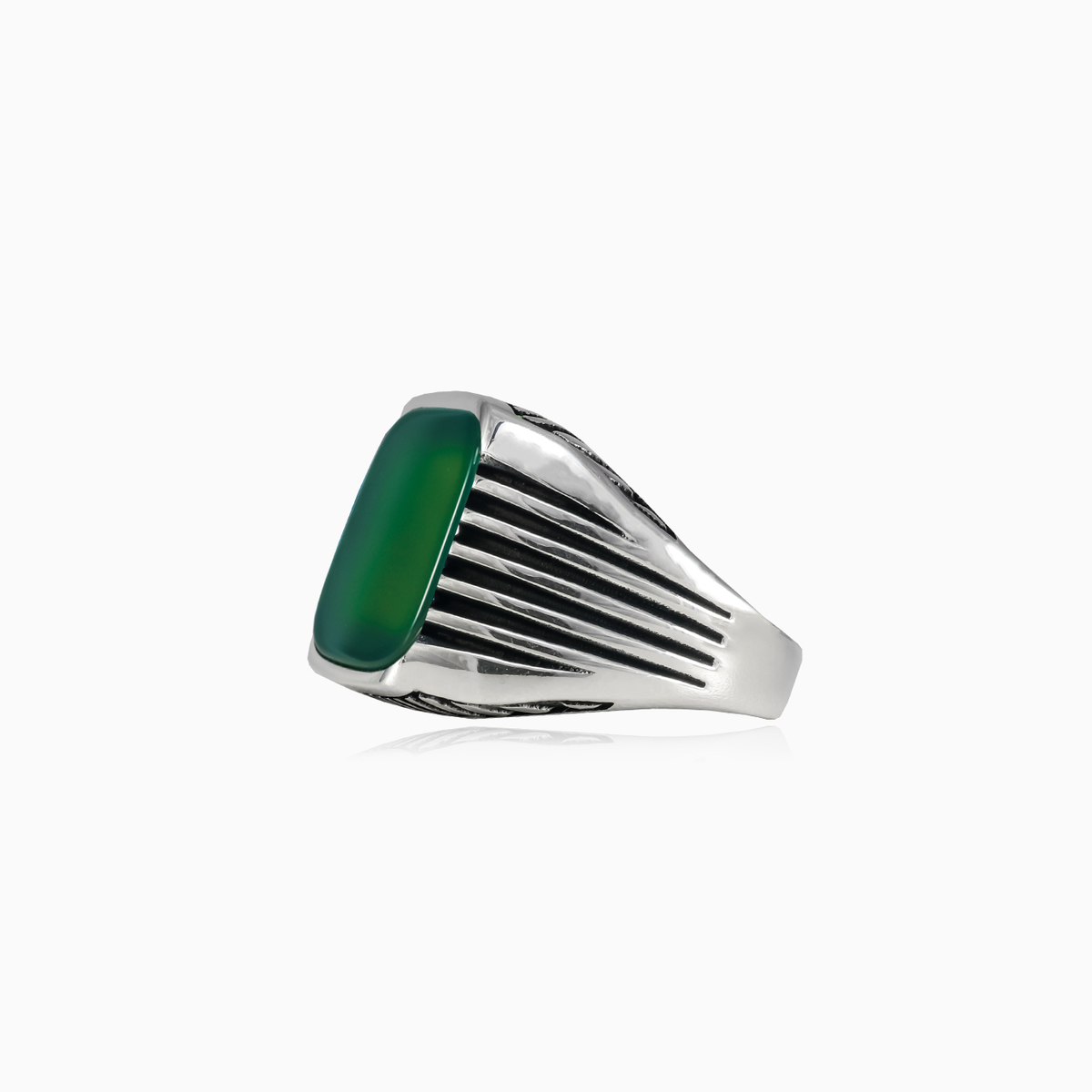 Retro-Jade-Ring Männer Ringe Harmony N.2