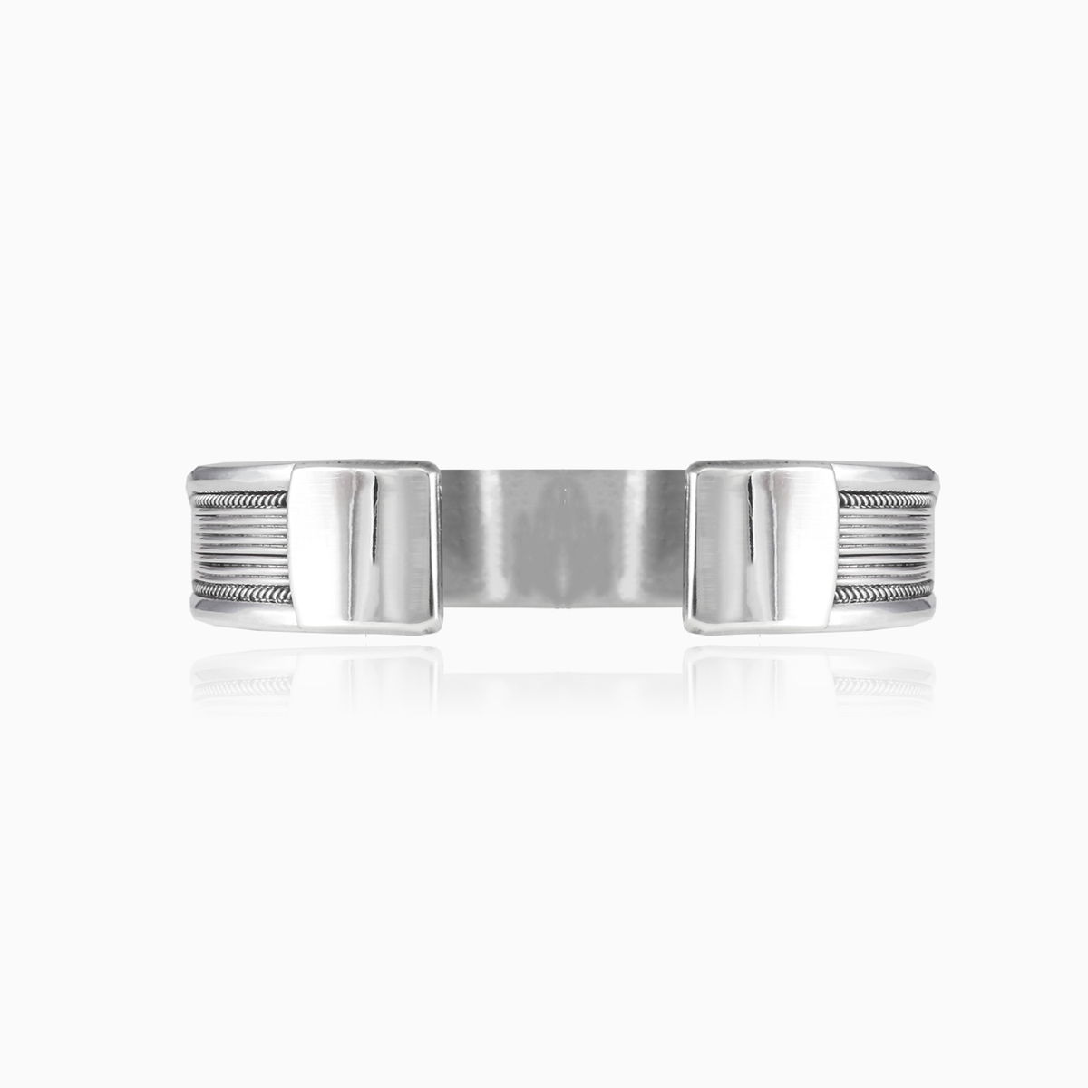 Pulsera tipo brazalete simétrico hombre Pulseras Rustico N.2