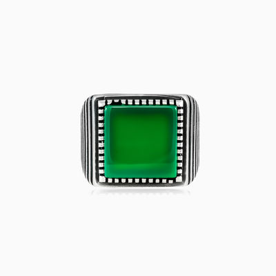 Dot symmetric jade ring man Rings Harmony