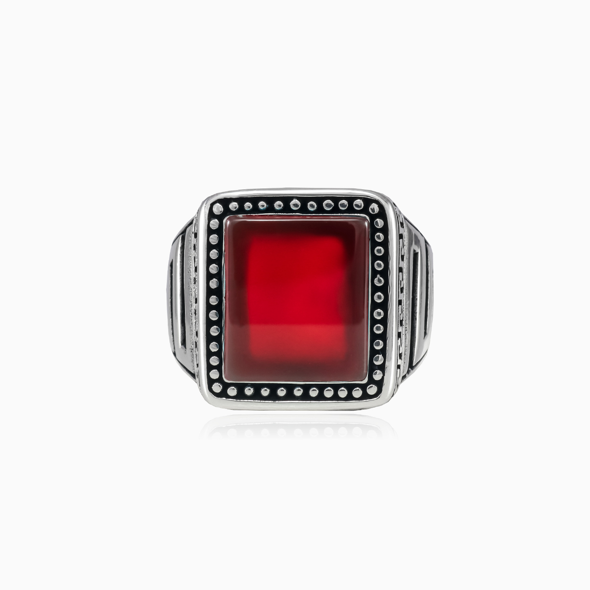 Punkt-Achat-Ring Männer Ringe Hellas N.1