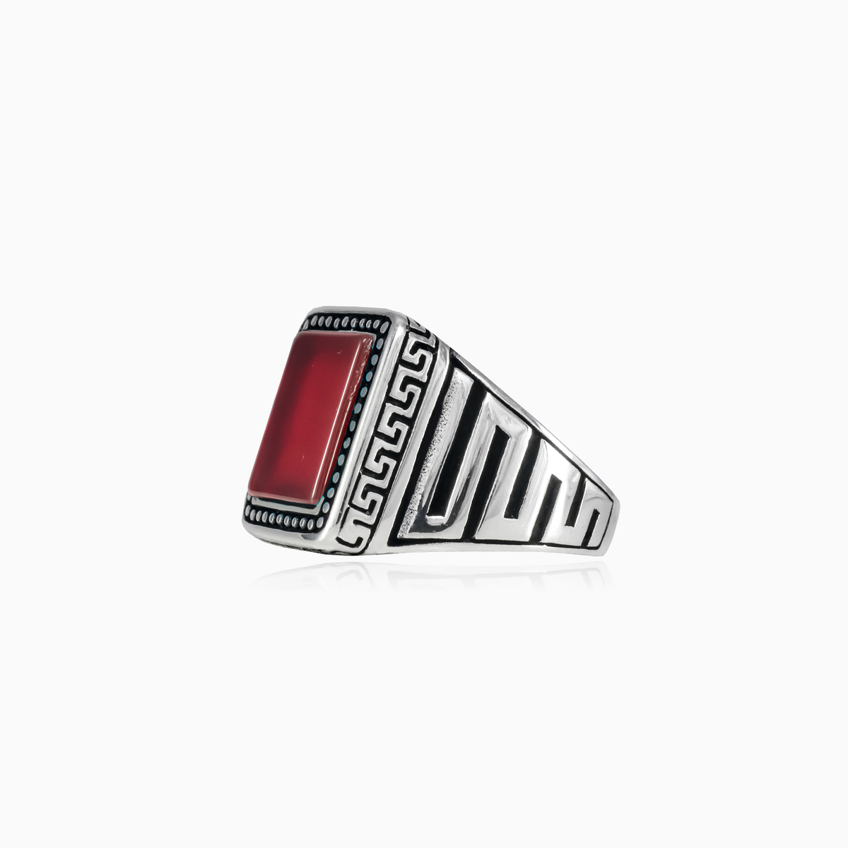 Punkt-Achat-Ring Männer Ringe Hellas N.2