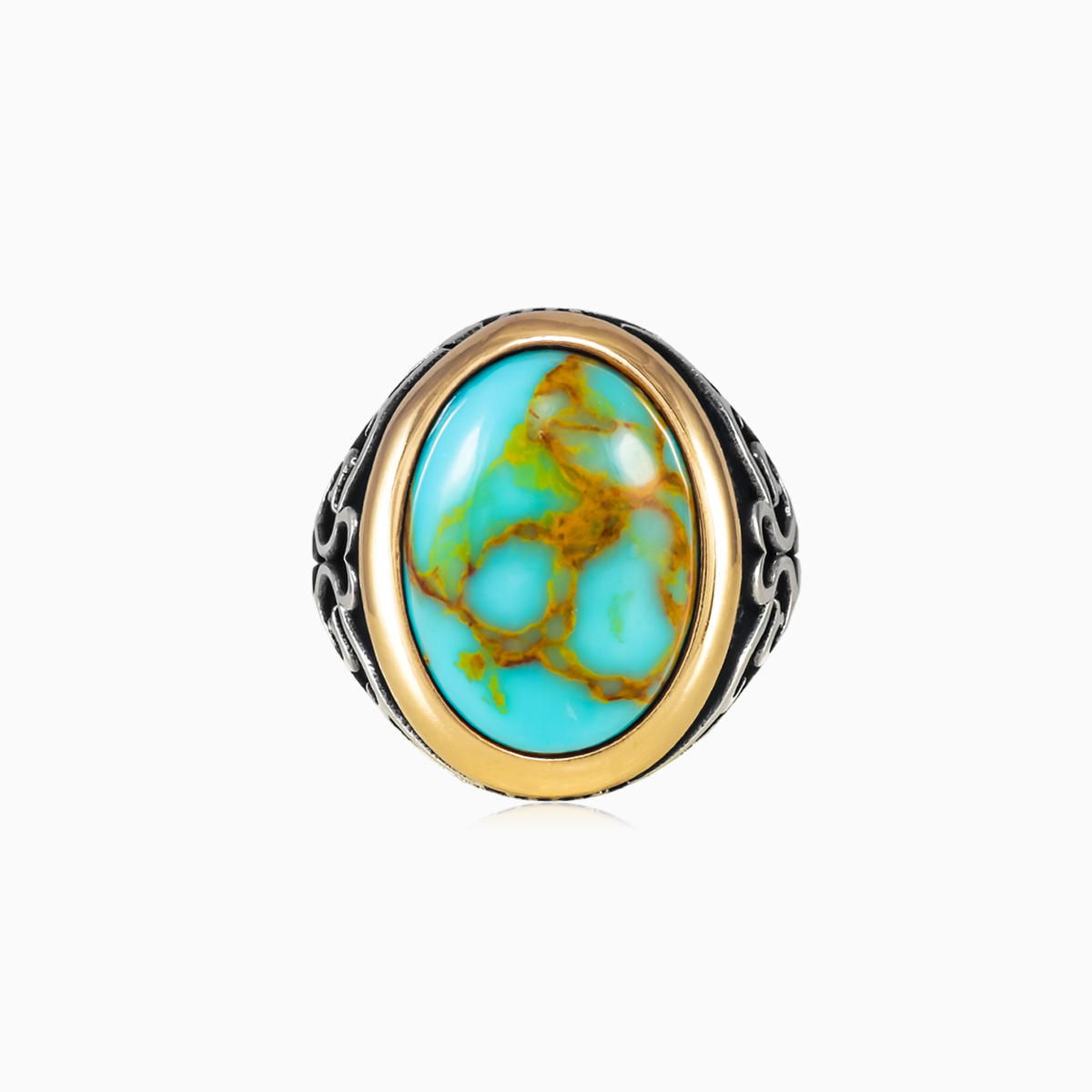 Bague Assur turquoise homme Bagues Palmyra N.1