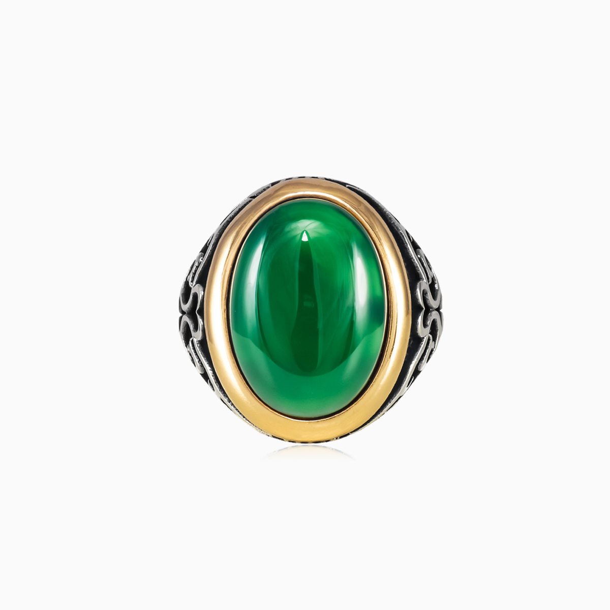 Assur jade ring man Rings Palmyra N.1