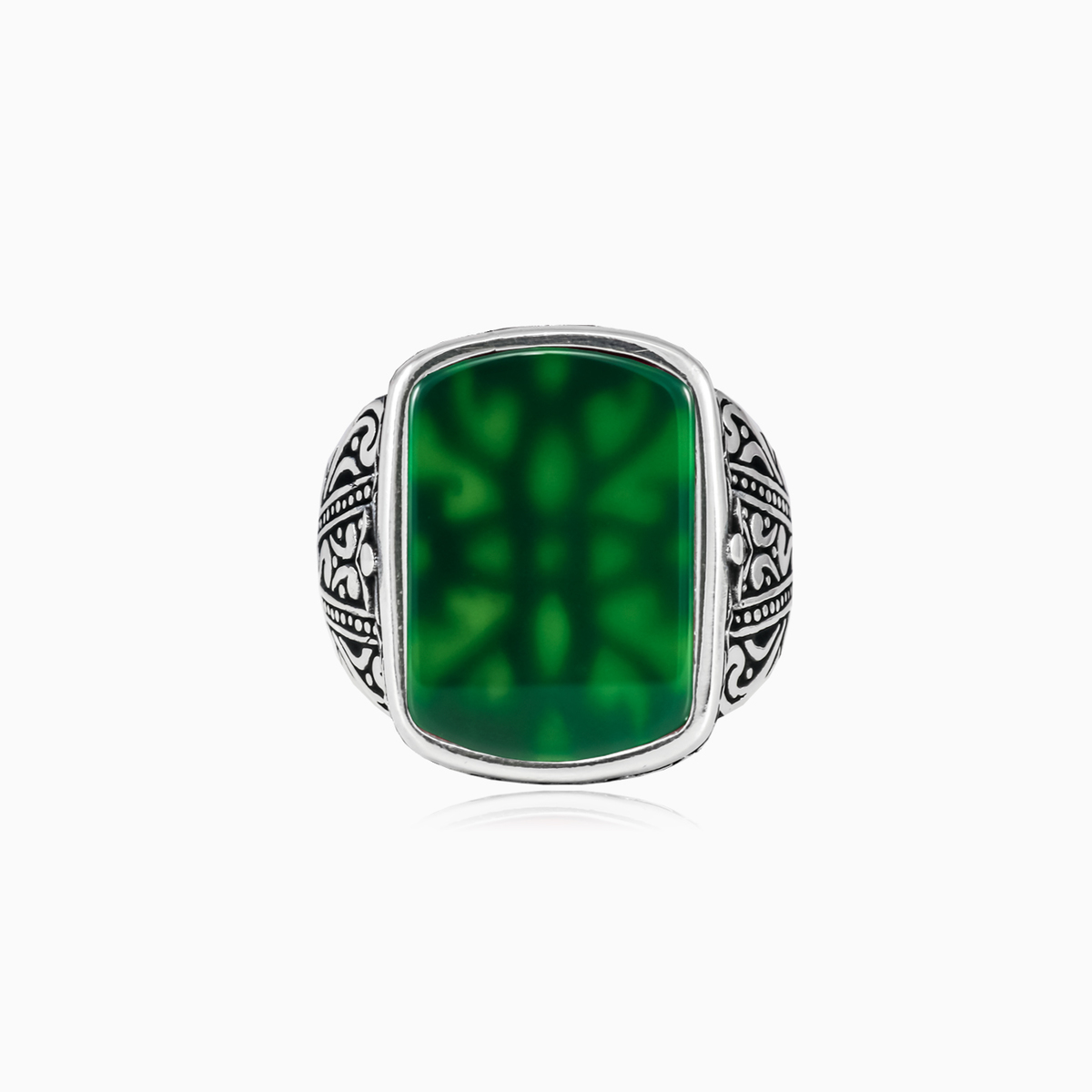 Bel jade ring unisex Rings Palmyra N.1