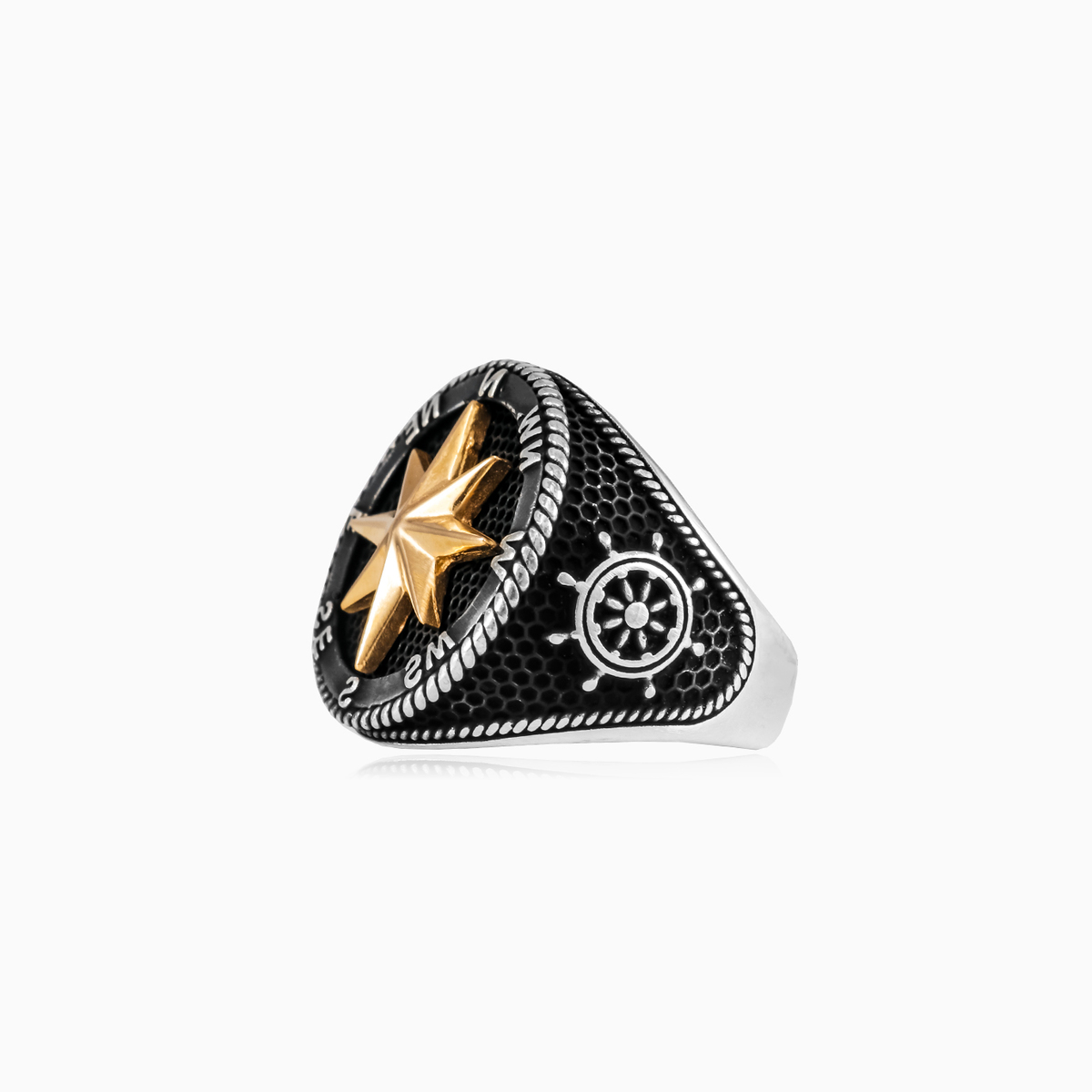 Goldener Rosenwindring unisex Ringe Simbólico N.2