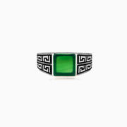 Square jade hellas ring unisex Rings Hellas