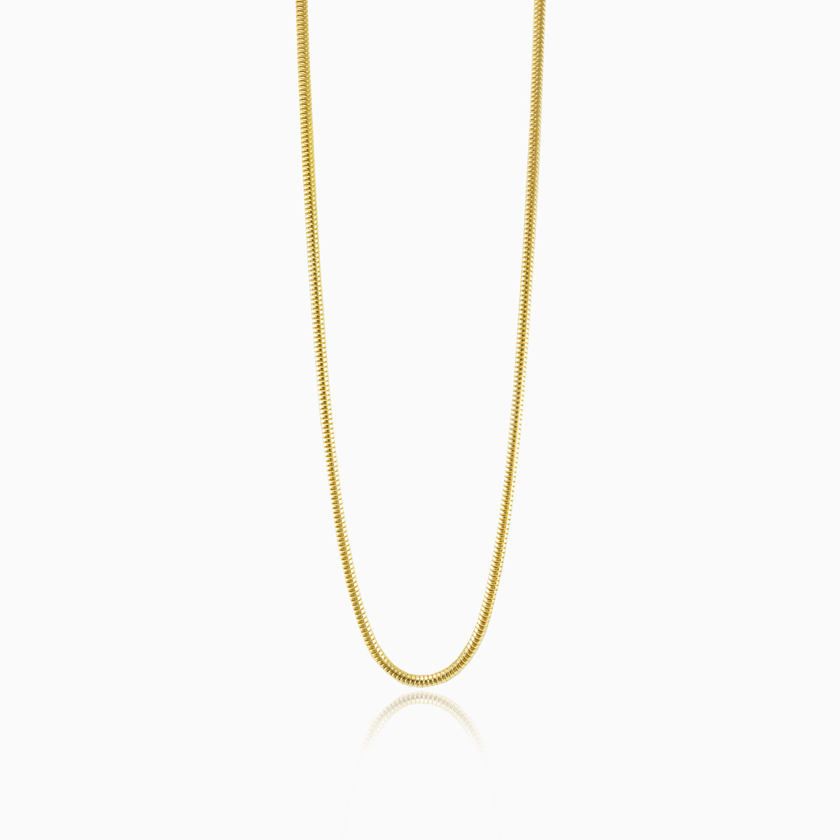 Chaîne serpent en or plaqué unisex Chaînes Harmony N.1
