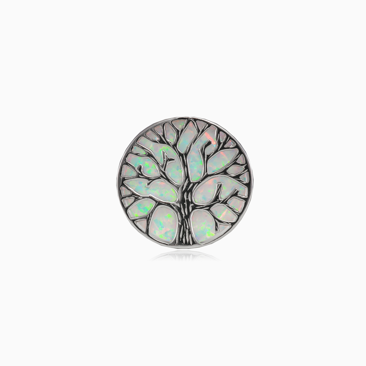 TOL white opal ring woman Rings Tree of life N.1
