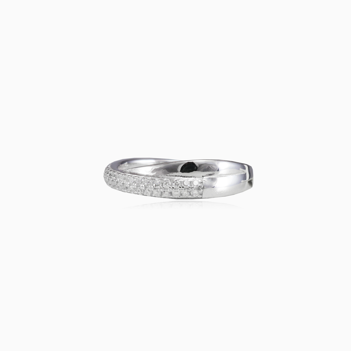 Pave twisted ring woman Rings Shine bright N.2