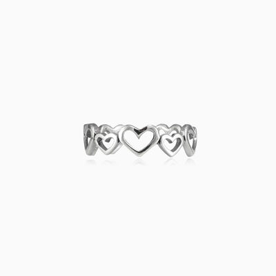 Infinity heart ring Женские Кольца Lovely