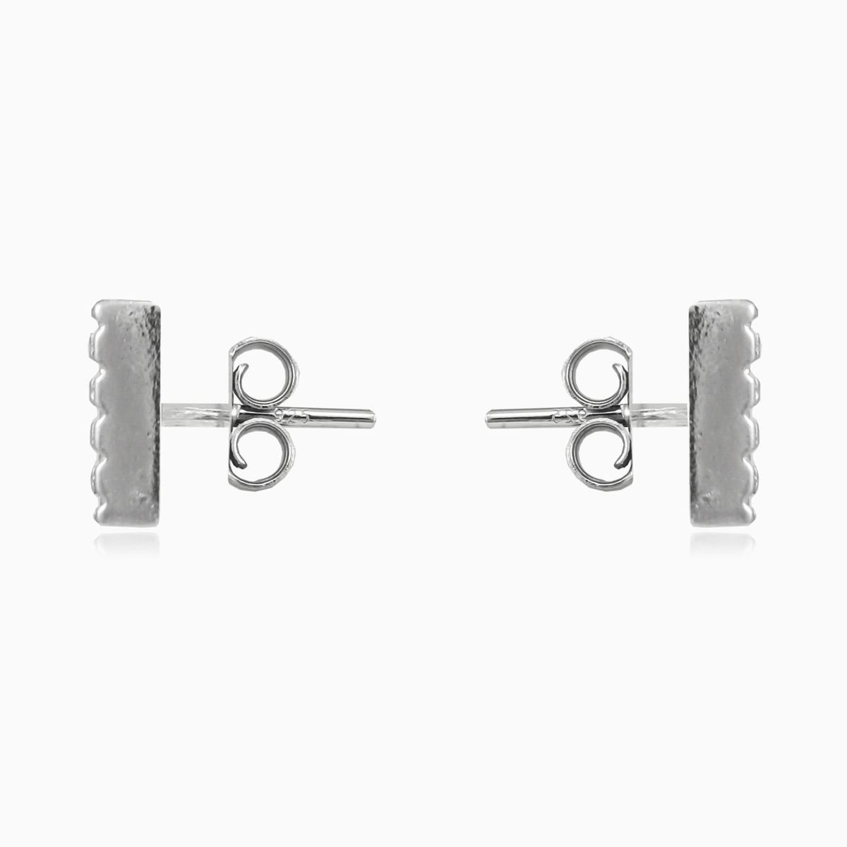 Boucles d'oreilles carrées brillantes unisex Boucles d'oreilles Shine bright N.2
