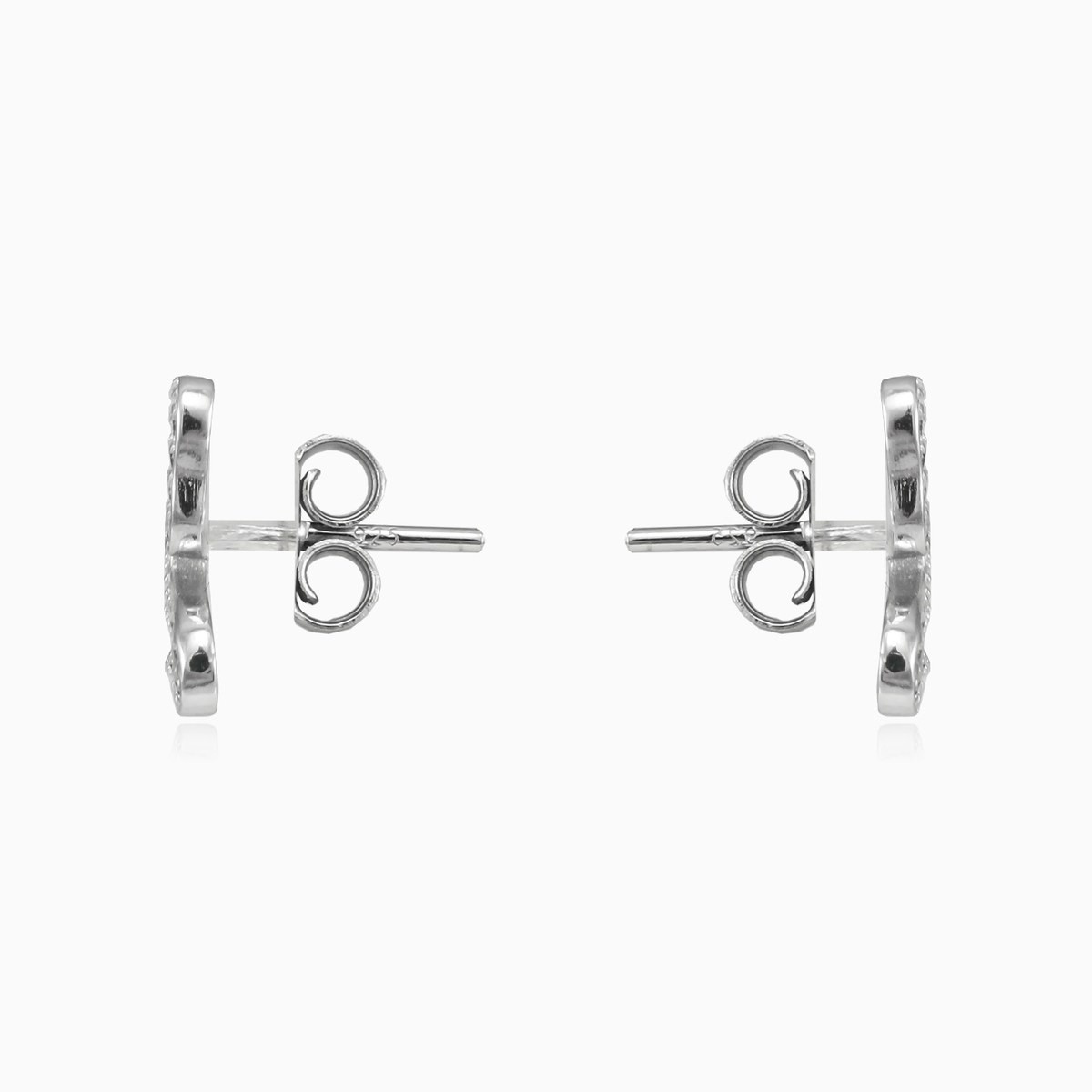 Snake silver studs woman Earrings Animale N.2