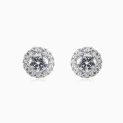 Royal halo studs unisex Earrings Halo