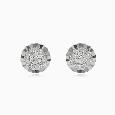 Aretes cortados en halo mujer Pendientes Shine bright