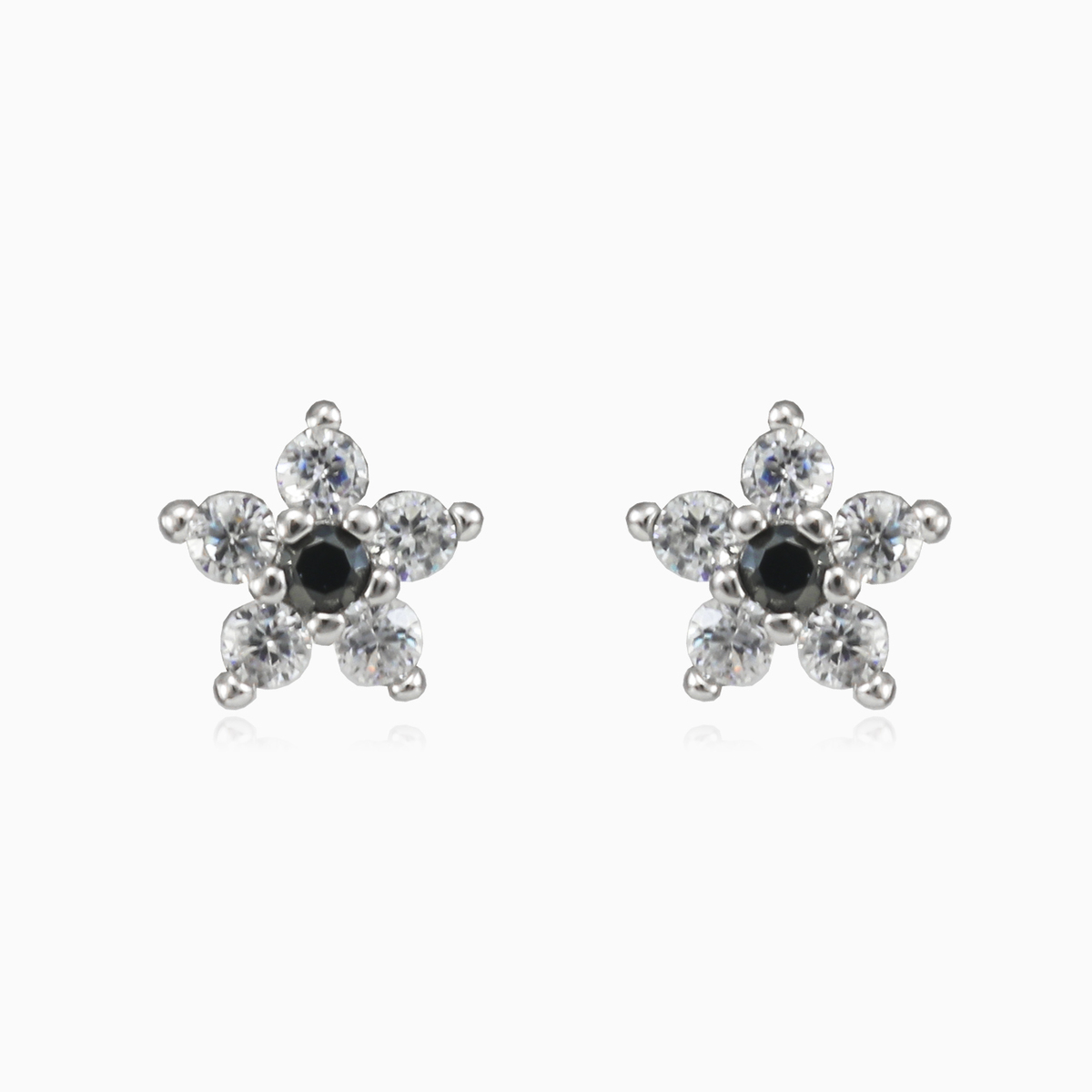 Onyx star stud earrings woman Earrings Shine bright N.1