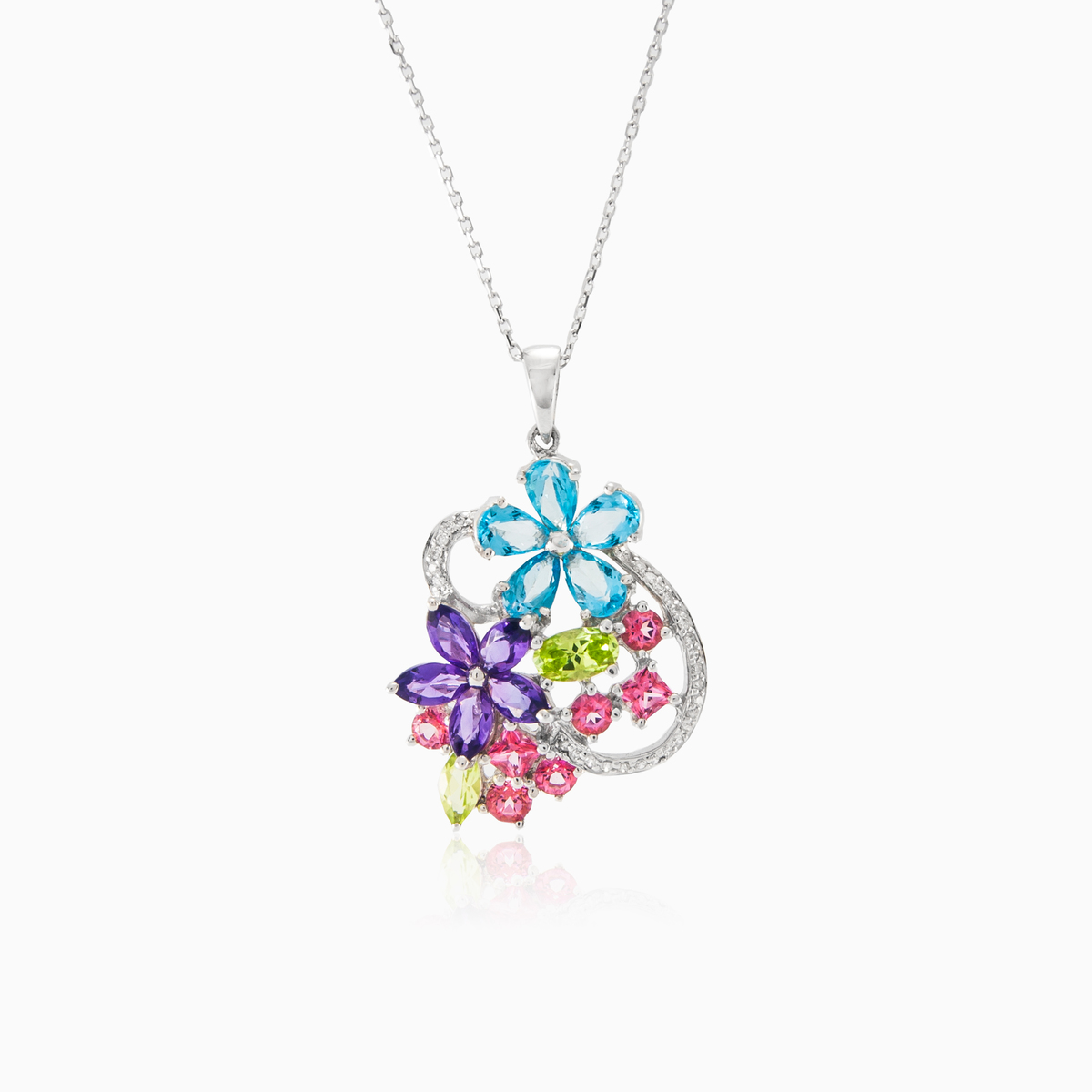Spring flowers woman Pendants Brillantino N.1