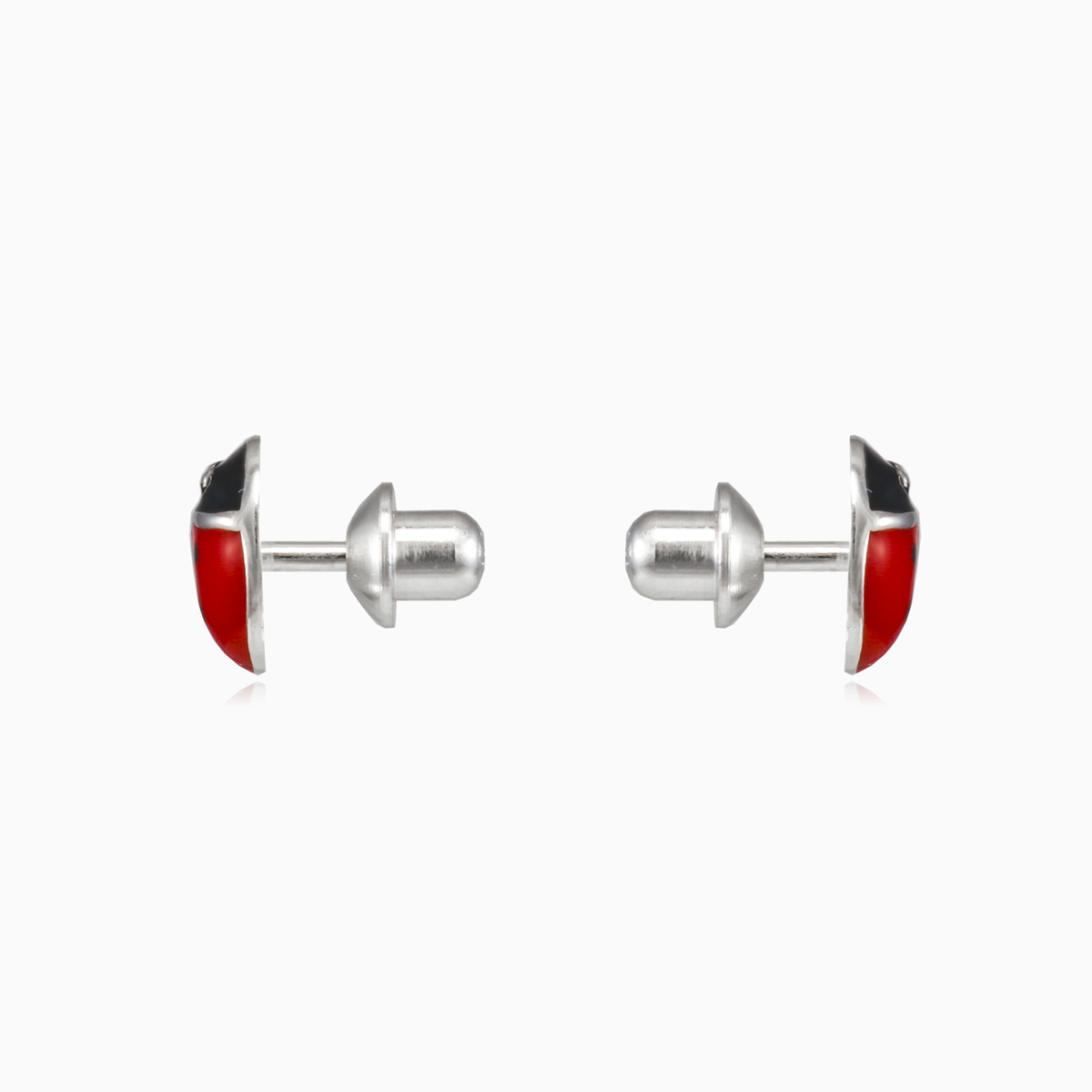 Lady bug silver earrings woman Earrings Bambine N.2