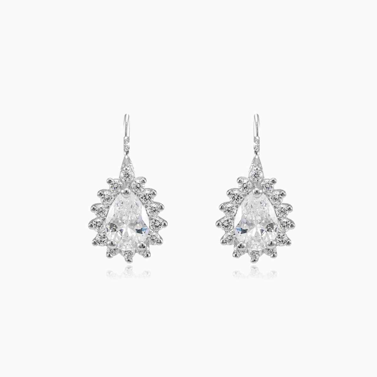 Pear crystal earrings woman Earrings Halo N.1