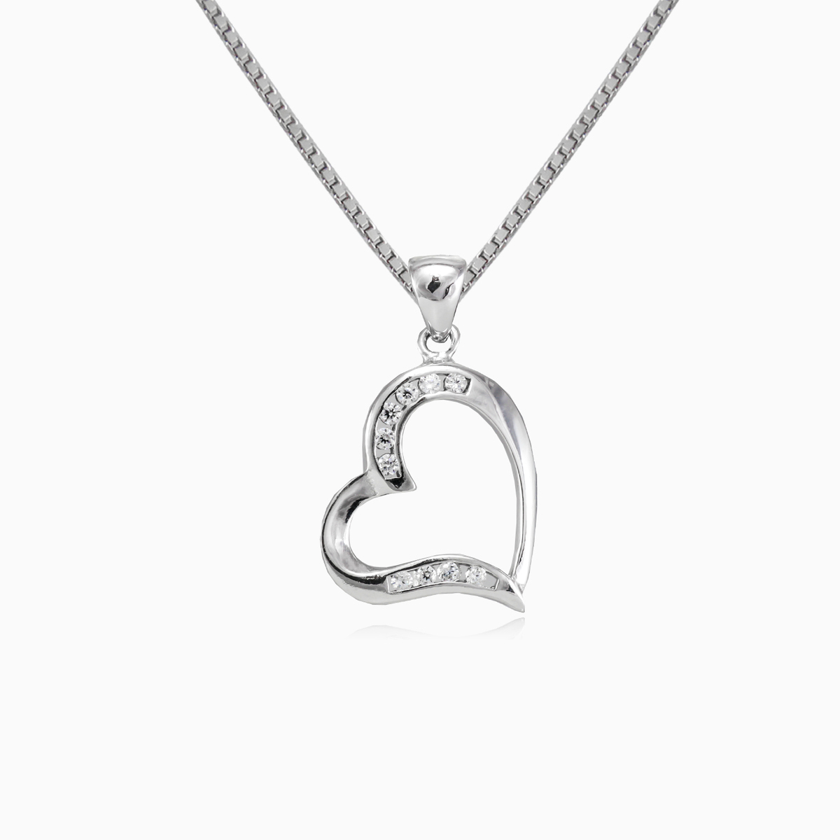 Stříbrný přívěs Channel srdce dámské Přívěsky Lovely N.1