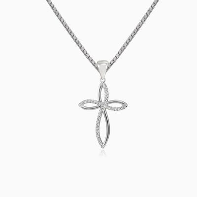 Infinity crystal cross woman Pendants Santa Croce