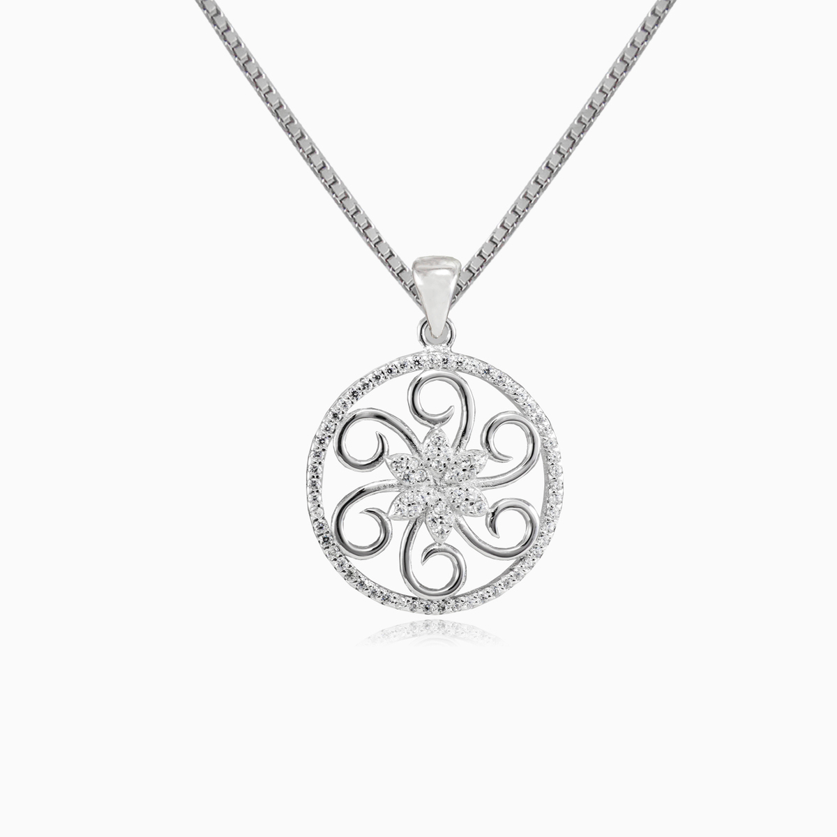 Spiral flower pendant Женские Подвески Shine bright N.1