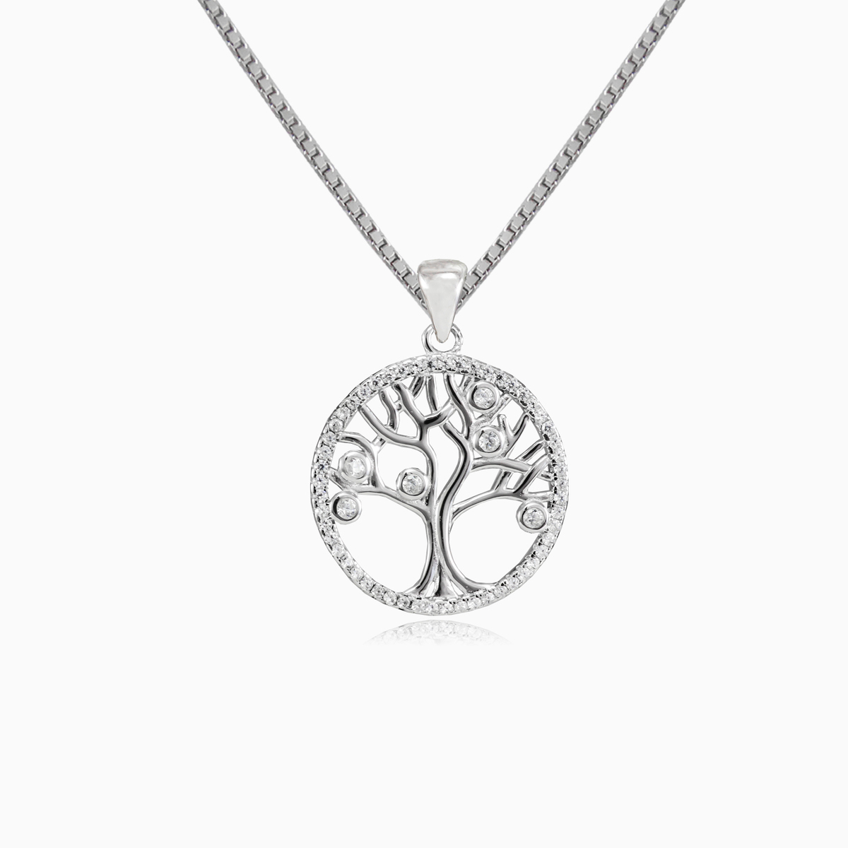 Bezel tree of life pendant Женские Подвески Tree of life N.1