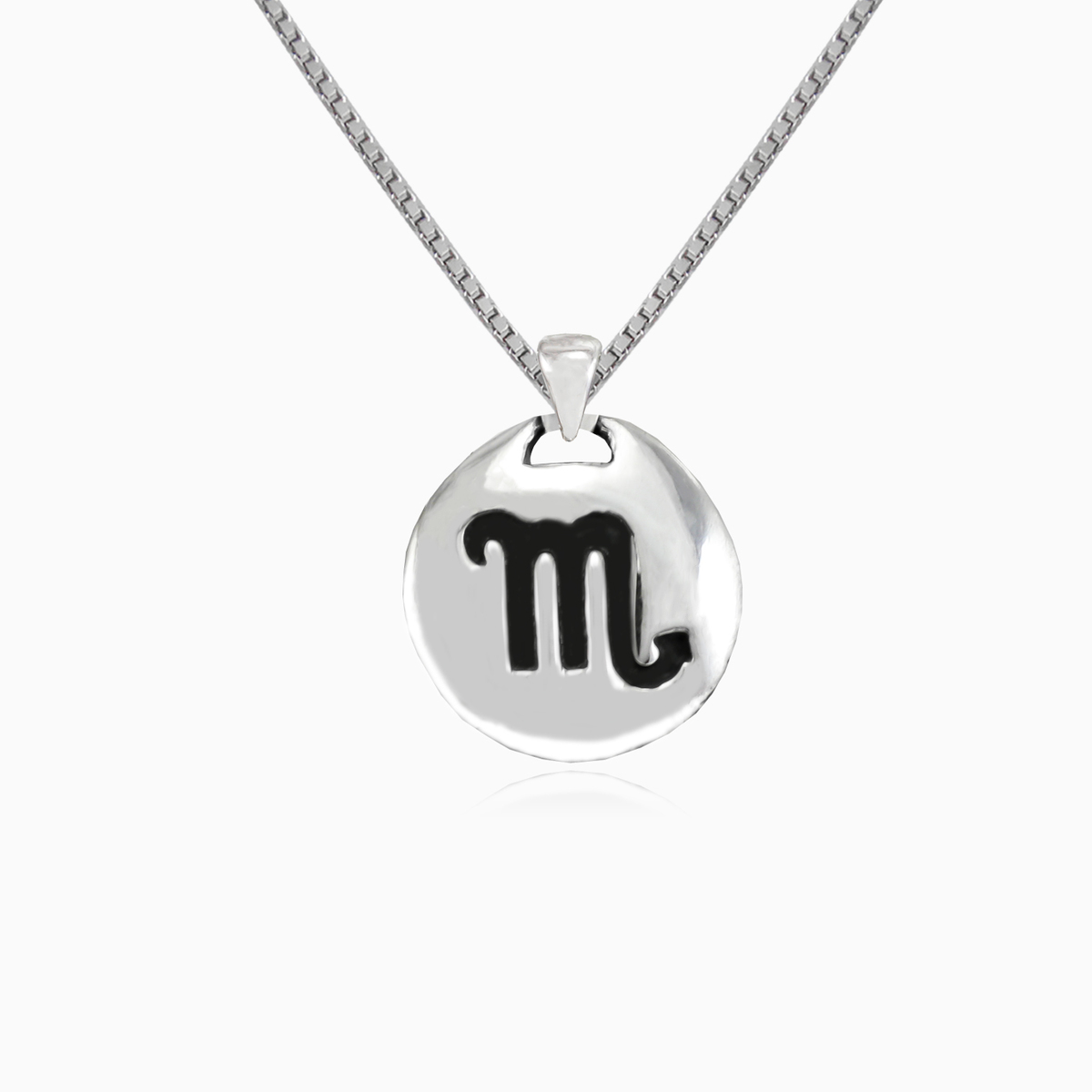 Scorpio silver pendant unisex Pendants Zodiac signs N.1