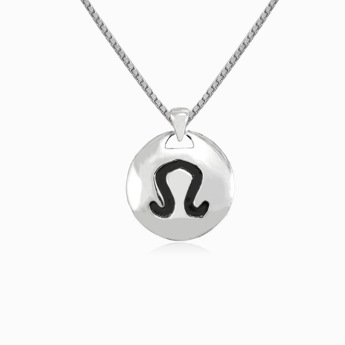 Leo silver pendant unisex Подвески знаки Зодиака N.1
